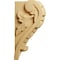 Ekena Millwork 3 3/4"W x 3 1/4"D x 6"H Large Acanthus Leaf Block Corbel, Alder CORW04X03X06BAAL - alternate 4